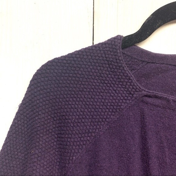 LOFT | purple eggplant colored sweater - Picture 2 of 5